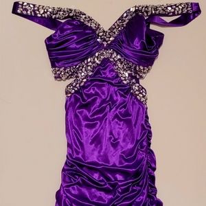 Royal Purple Baby Phat Dress